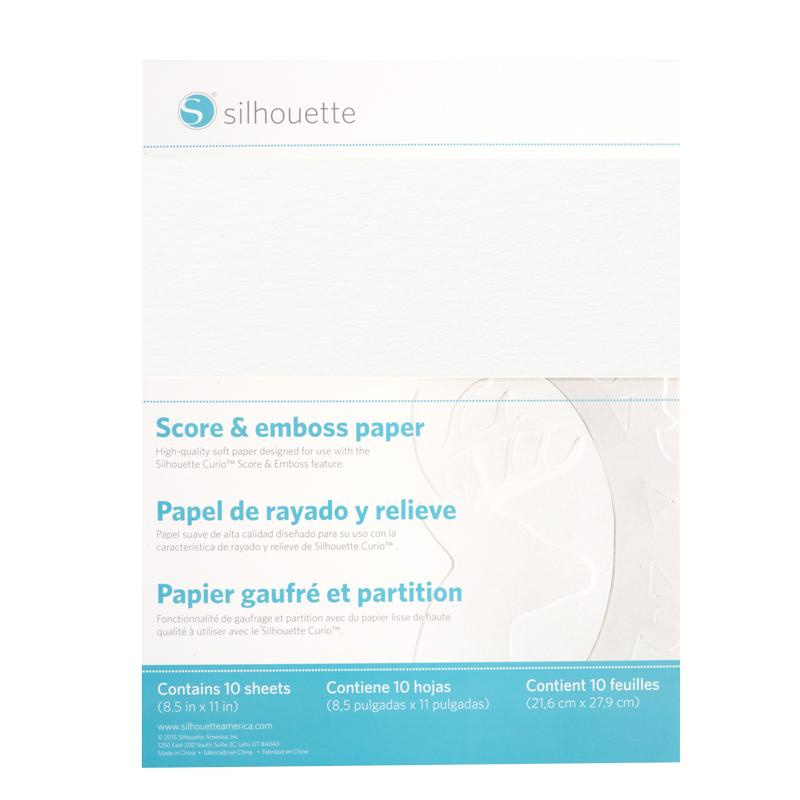 Score & Emboss Paper (21,6cm x 27,9cm) | 10 vellen