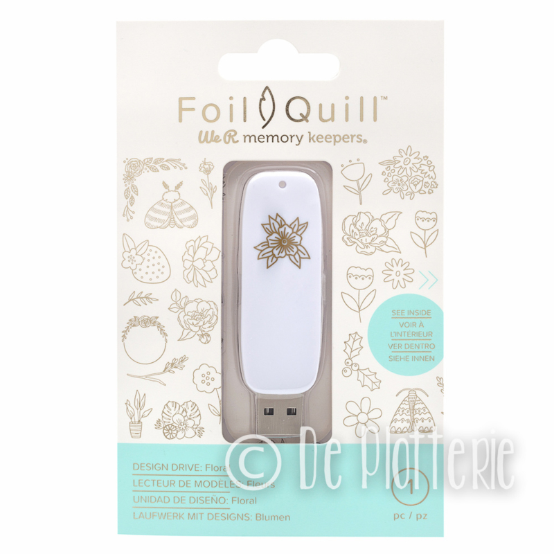 We R Memory Keepers | Foil Quill | USB Art | Flower
