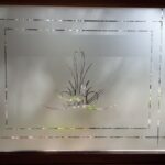 Glas Ets Raamfolie | Frosted Donker Zilver | 30cm x 1m