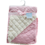 Baby deken “Embossed” – 76x102cm – 2 kleuren leverbaar