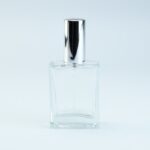 Luxe Parfumflesje | Helder Glas met Zilverkleurige Spraydop | 60ml