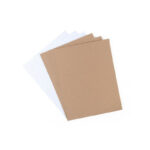 Zelfklevend Geribbeld Karton (Adhesive Corrugated Paper) – 6 vellen