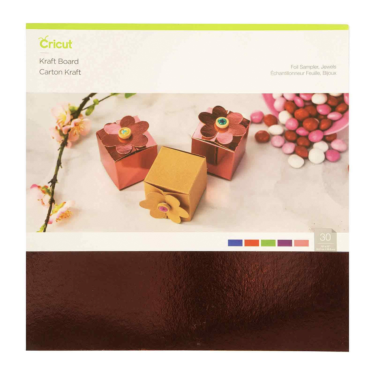 Cricut | Kraft Board Foil Jewels Sampler