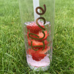 Drinkfles met fruitfilter – 740 ml – Transparant/Wit