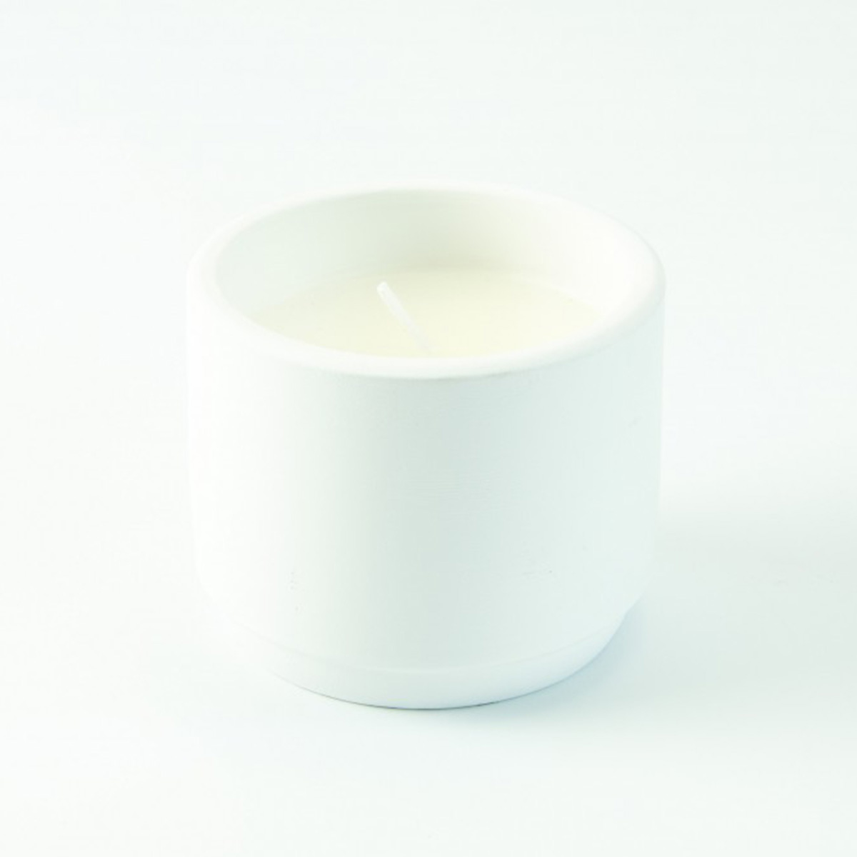 Plotterie.nl – Bloempot met Kaars Wit
